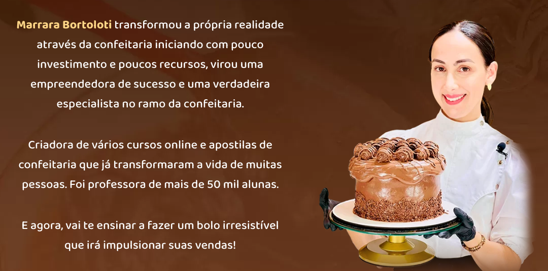 Curso Bolos Chocolatudos da Marrara Bortoloti